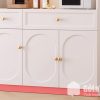 tủ để đồ nhà bếp cánh kính