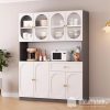 tủ để đồ nhà bếp cánh kính
