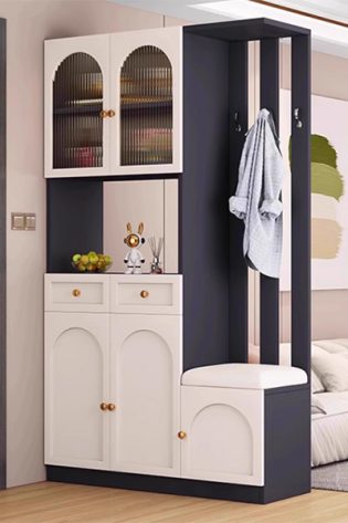 tủ giày đa năng thiết kế ấn tượng