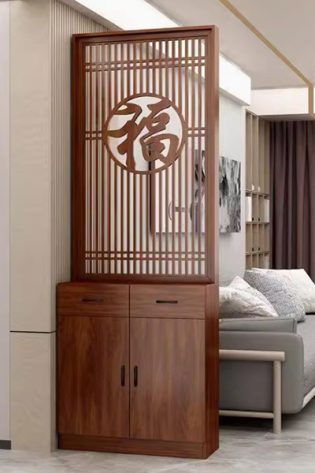 tủ giày kết hợp vách ngăn