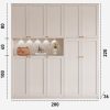 tủ giày kịch trần gỗ công nghiệp