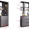 kích thước tủ rượu phong cách hiện đại