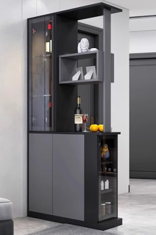 tủ rượu phong cách hiện đại