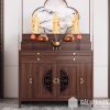 tủ thờ tam cấp thiết kế nhỏ gọn