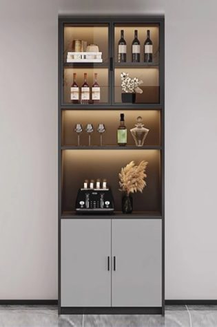 tủ trưng rượu cánh kính