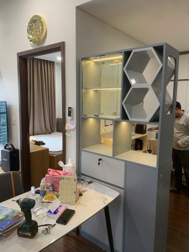 Tủ rượu thiết kế sang trọng cho phòng khách GHT-51685 photo review