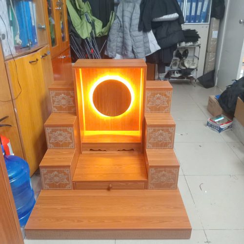 Ban thờ thần tài tam cấp sang trọng GHT-5263 photo review