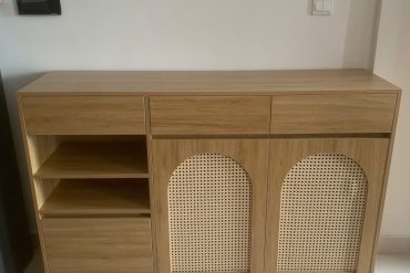 Tủ bếp nhỏ phối cánh mây GHT-51649 photo review