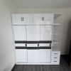 Tủ áo cửa lùa kết hợp kệ trang trí GHT-5275