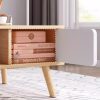 bàn trà chân gỗ tự nhiên