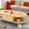 bàn trà đẹp gỗ công nghiệp