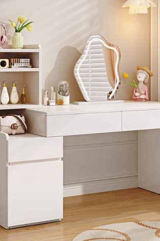 bàn trang điểm đơn giản nhỏ gọn