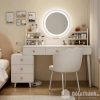bàn trang điểm hiện đại bằng gỗ