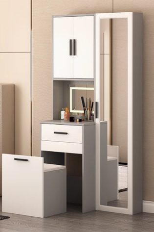 bàn trang điểm kết hợp gương đứng