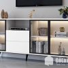 tủ tivi cánh kính hiện đại