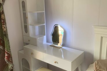 Bàn trang điểm chân gỗ tự nhiên GHT-42161A photo review