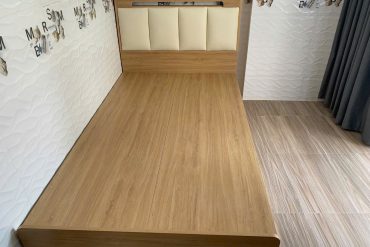 Giường gỗ cao cấp có ngăn kéo tiện lợi GHT-503 photo review