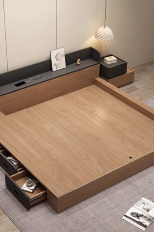 giường bệt kết hợp ngăn kéo thông minh