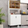 tủ bếp cánh kính thanh lịch