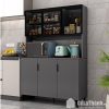 tủ bếp cánh kính thanh lịch