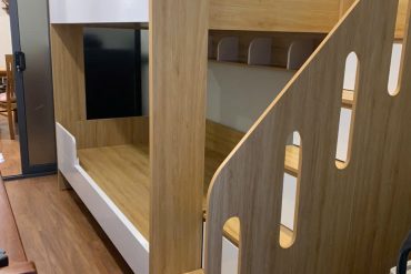 Giường tầng có hộc để đồ cầu thang GHT-179 photo review