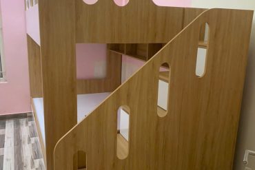 Giường tầng có hộc để đồ cầu thang GHT-179 photo review