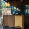 Quầy thu ngân điểm lưới mây truyền thống GHT-4625