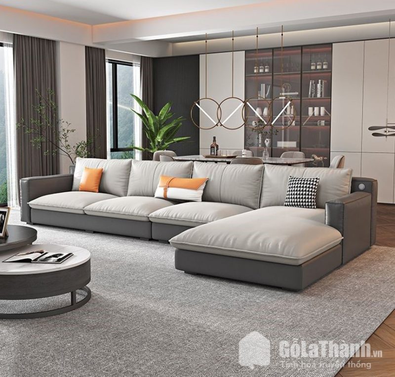 thiết kế sofa phòng khách hiện đại