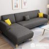 ghế sofa góc bọc nỉ