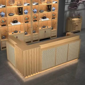 quầy lễ tân chữ L