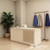 quầy lễ tân điểm lưới cánh mây