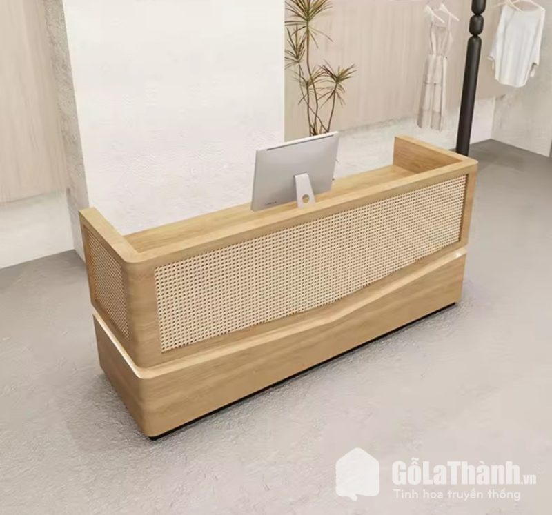 quầy lễ tân thiết kế độc đáo