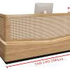 quầy lễ tân thiết kế độc đáo