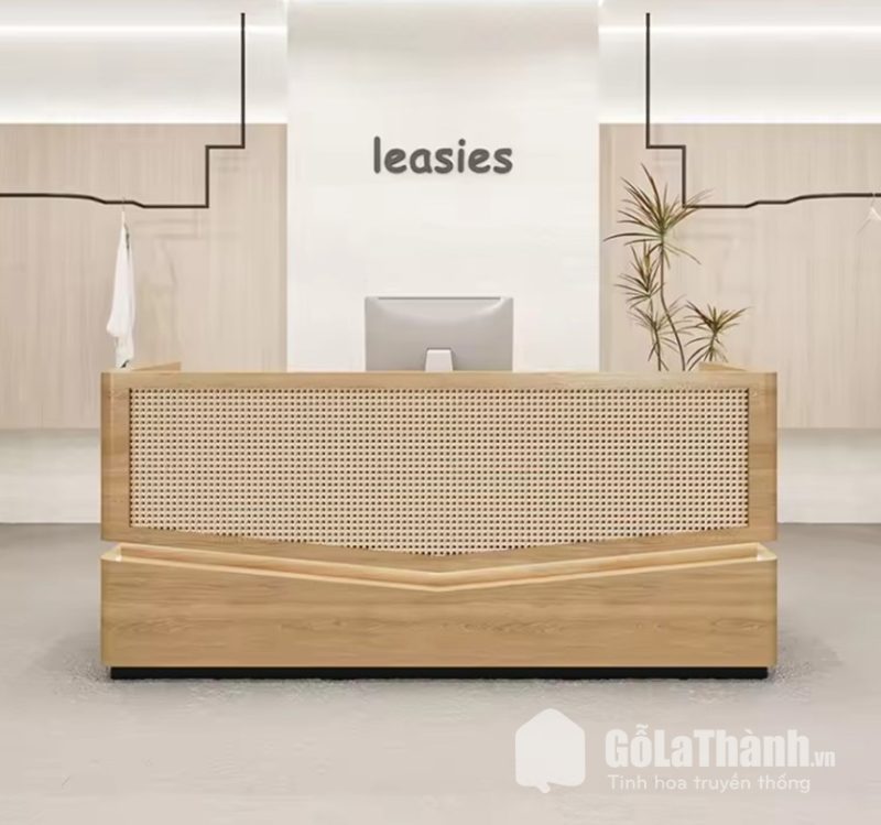 quầy lễ tân thiết kế độc đáo