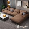sofa da góc chữ L cao cấp