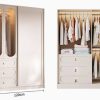 tủ áo cánh kính kết hợp cửa lùa