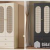 tủ áo cánh mây thiết kế nhỏ