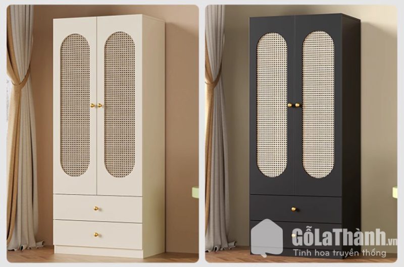 tủ áo cánh mây thiết kế nhỏ