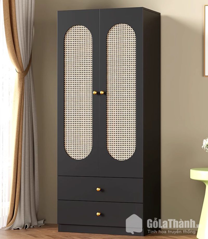 tủ áo cánh mây thiết kế nhỏ
