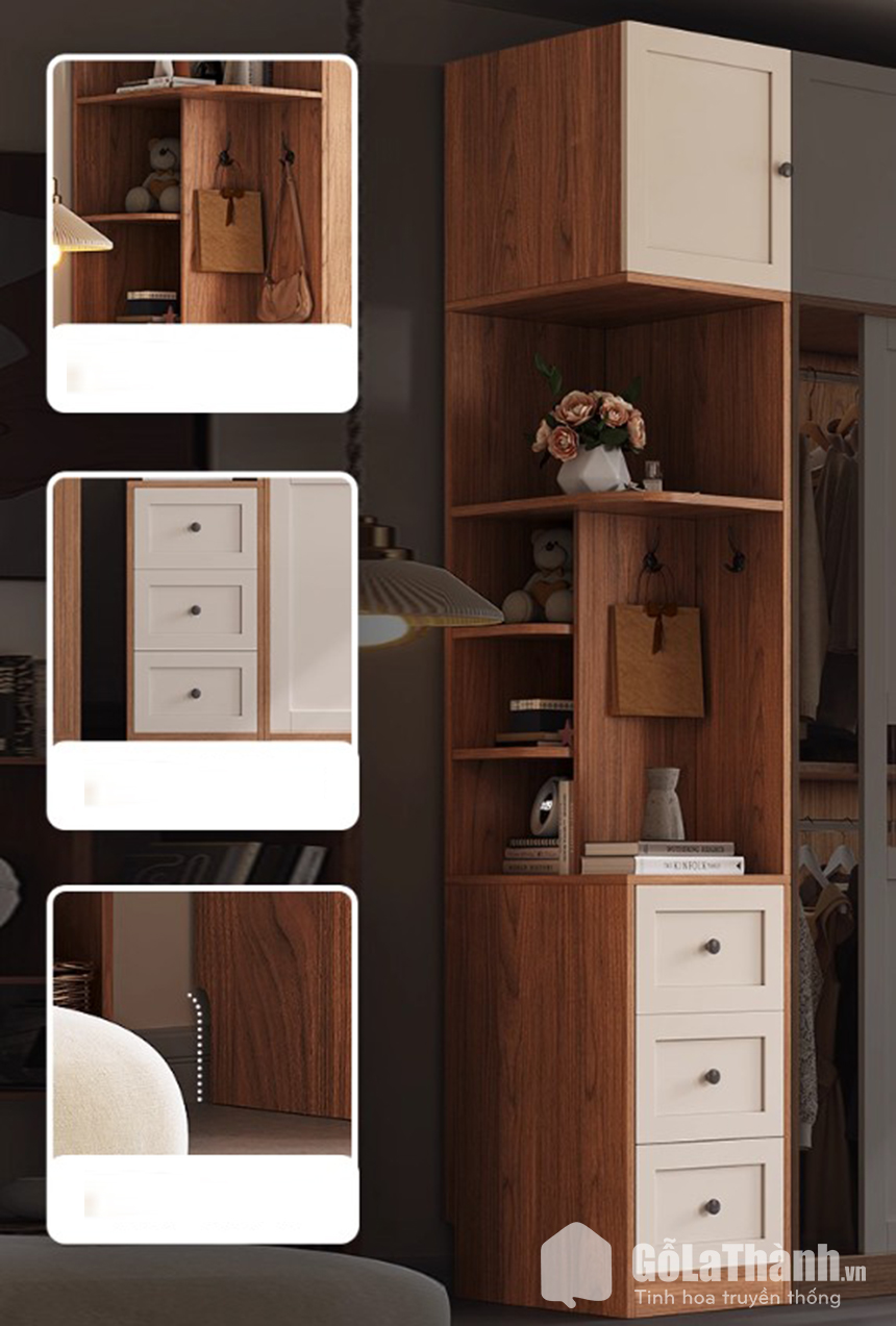 tủ quần áo thiết kế sang trọng