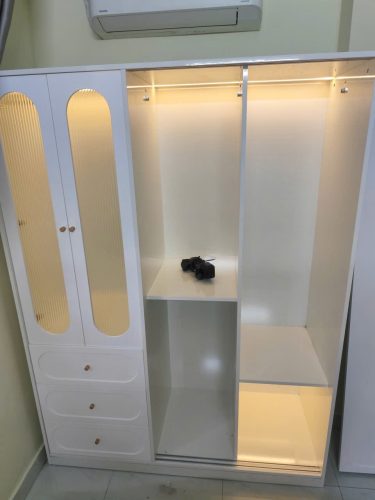 Tủ áo cánh kính kết hợp cửa lùa đẹp GHT-5293 photo review