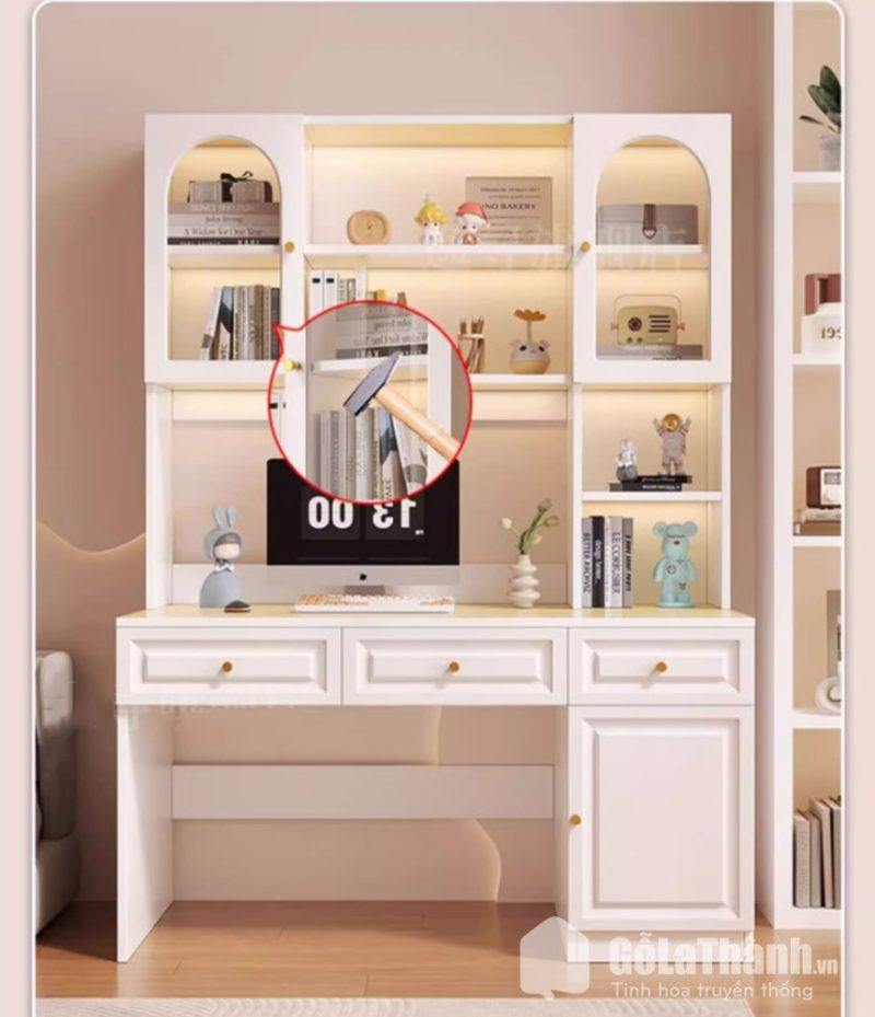 bàn học đẹp thiết kế ấn tượng