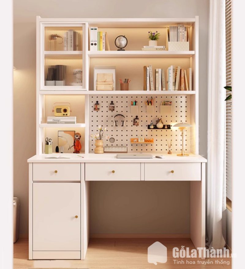 bàn học gỗ MDF thiết kế hiện đại
