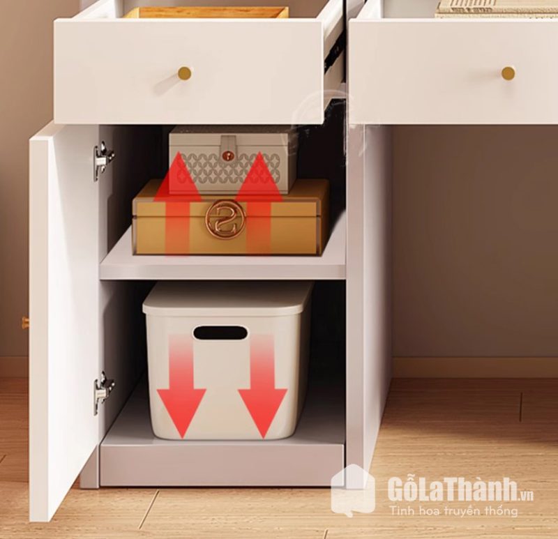 bàn học gỗ MDF thiết kế hiện đại