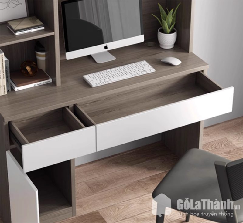 bàn làm việc tại nhà bằng gỗ