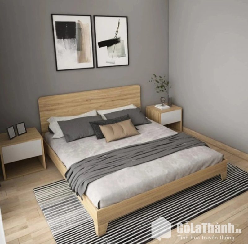 giường gỗ đơn giản