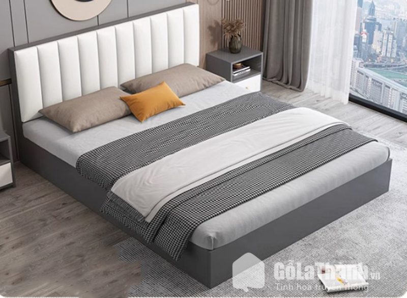 giường ngủ đầu giường cao bọc nệm