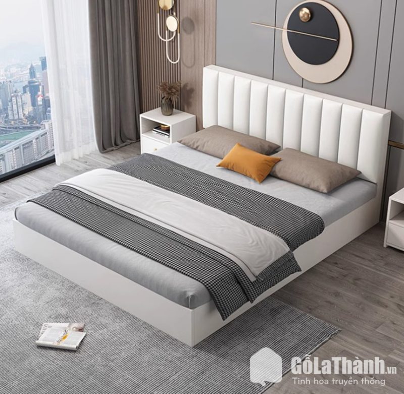 giường ngủ đầu giường cao bọc nệm
