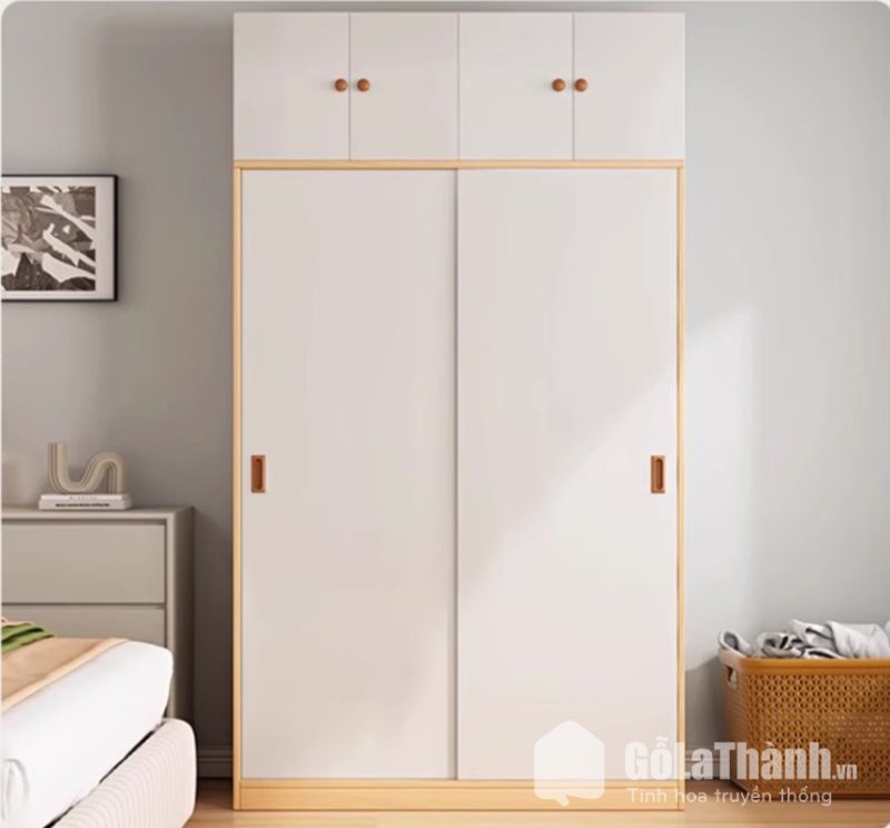 tủ áo đẹp có tủ đỉnh