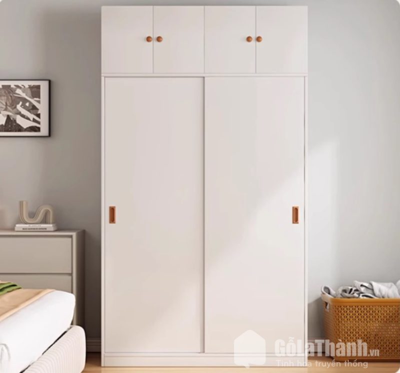 tủ áo đẹp có tủ đỉnh